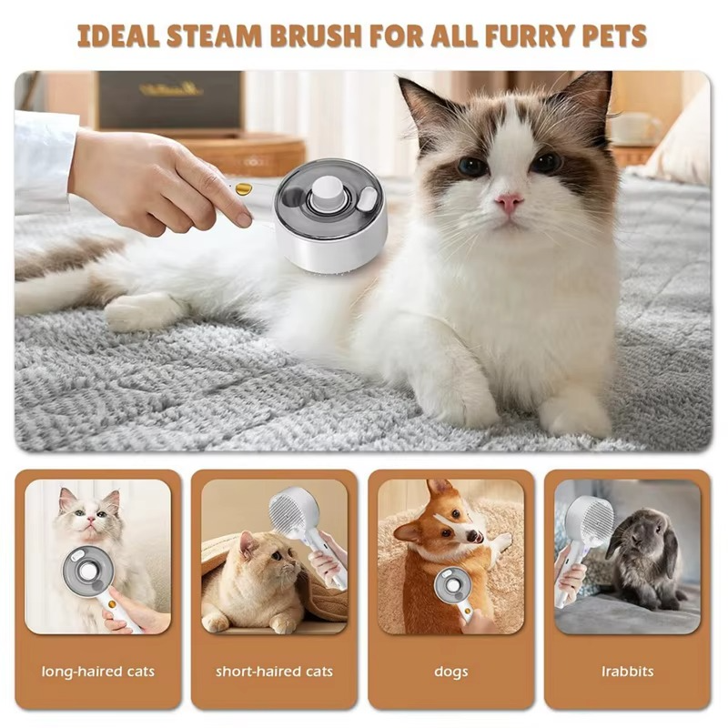 3 in 1 Pet Grooming Brush
