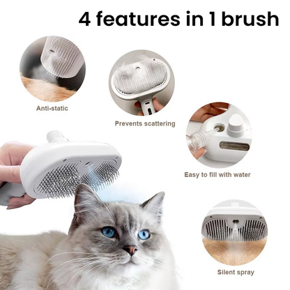 3 in 1 Pet Grooming Brush