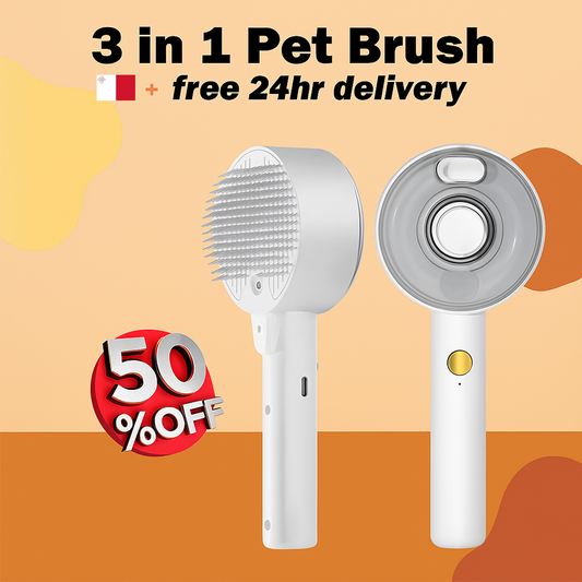 3 in 1 Pet Grooming Brush