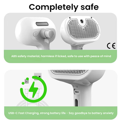 3 in 1 Pet Grooming Brush